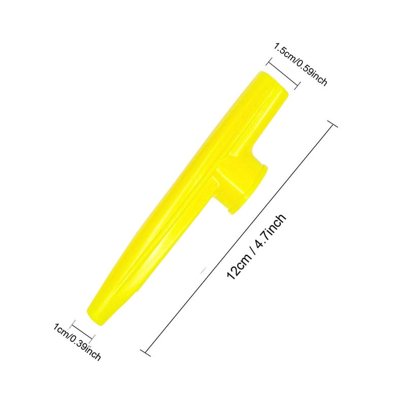 Fartime 16Pcs Plastic Kazoos With 20Pcs Kazoo Flute Diaphragms,Musical Instruments,Good Gift for Kids,A Good Companion for Ukulele, Violin, Guitar,Piano Keyboard. - Image 2